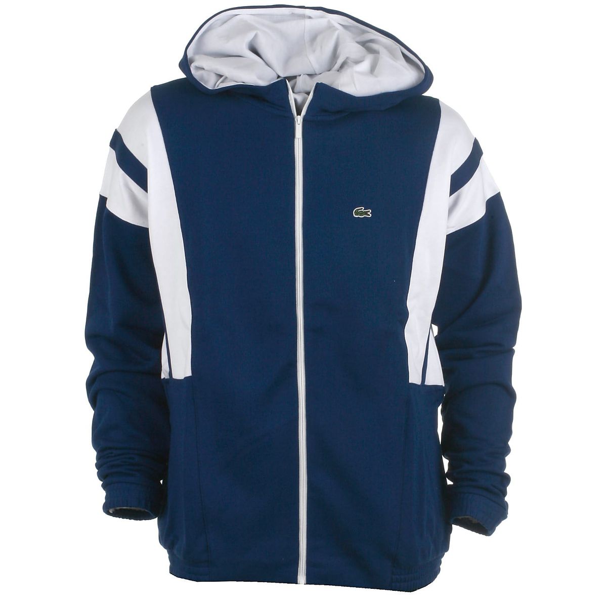 Lacoste zip hood sweat, blue - 152 - 12år