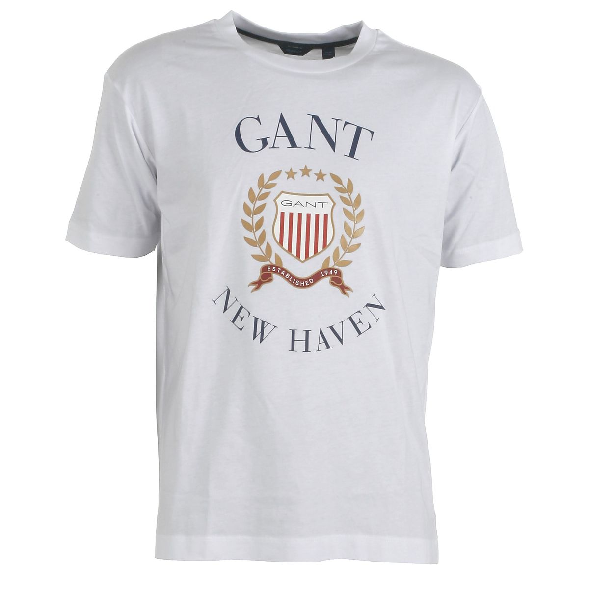 Gant t-shirt s/s, Crest, white - 152 - 146/152