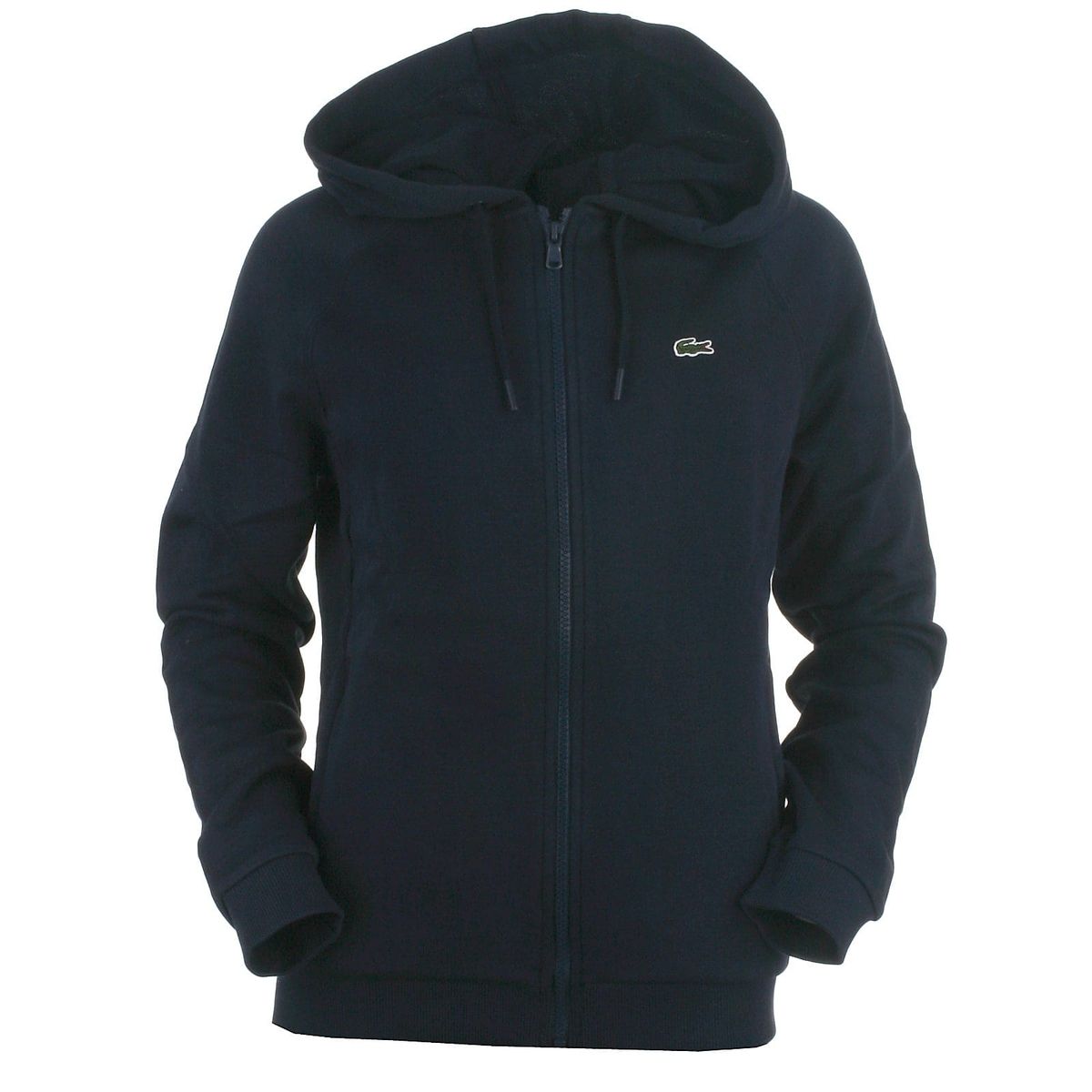 Lacoste hoodie zipsweat, navy - 164 - XS+ - 34