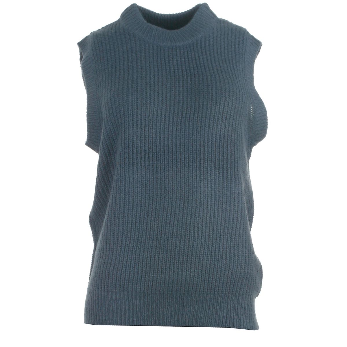 Cost:bart uld strik vest, Tina, chinablue - 152 - 146-152 / M