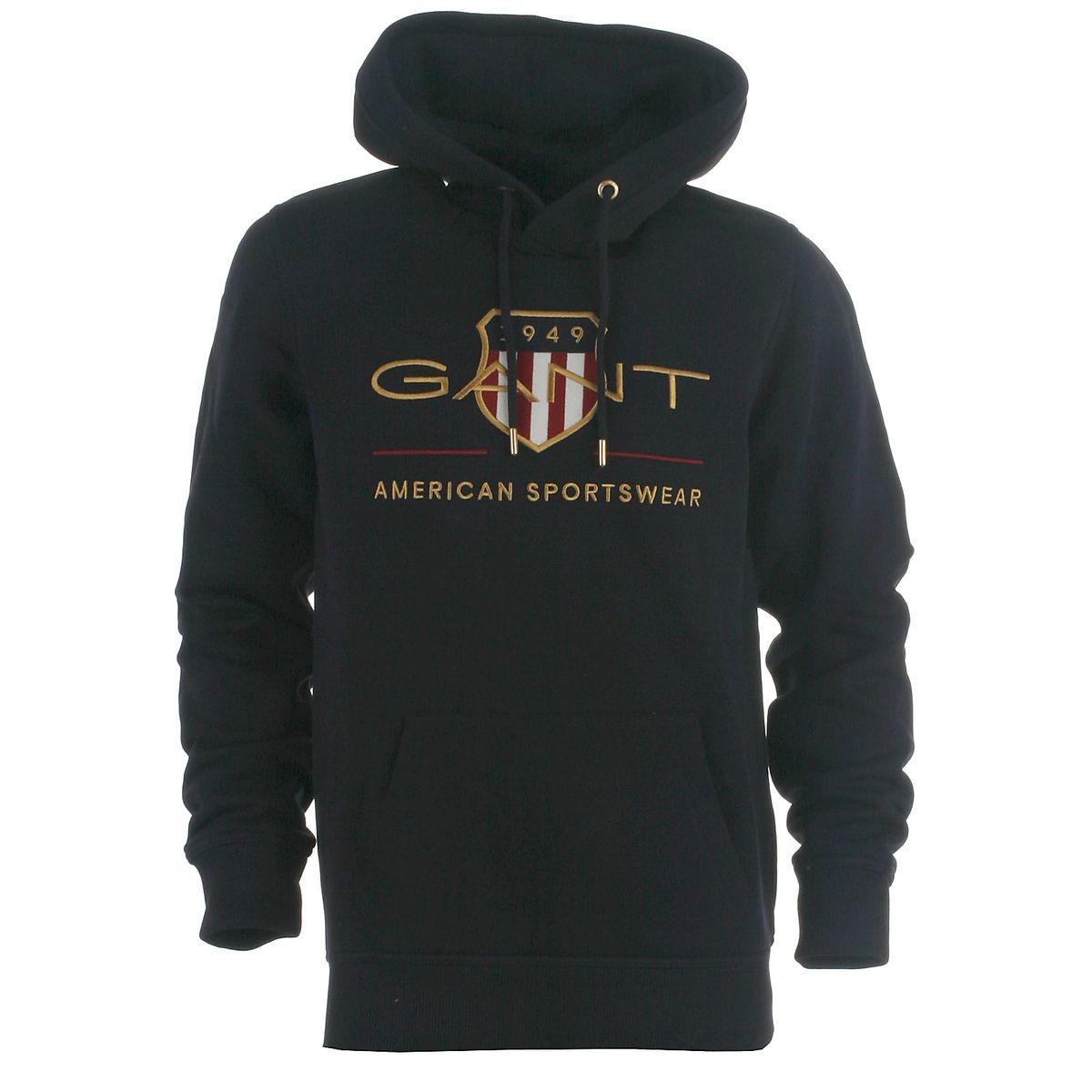 Gant hood sweat, navy - 176 - S+ - 36