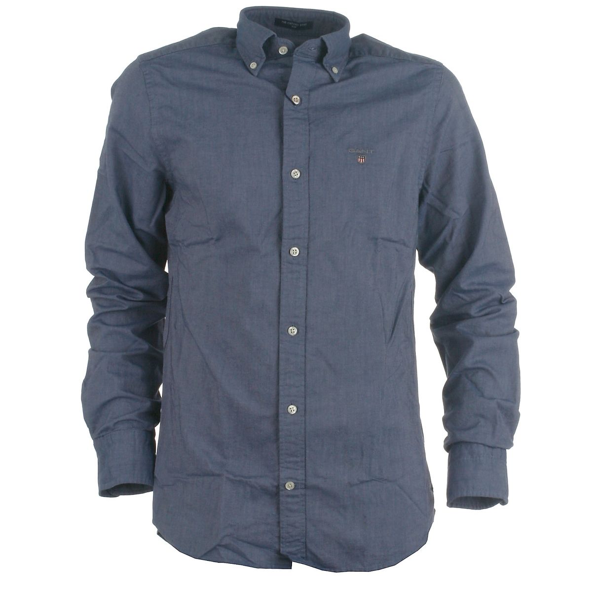 Gant skjorte l/s, Oxford, persianblue - 182 - M+ - 38