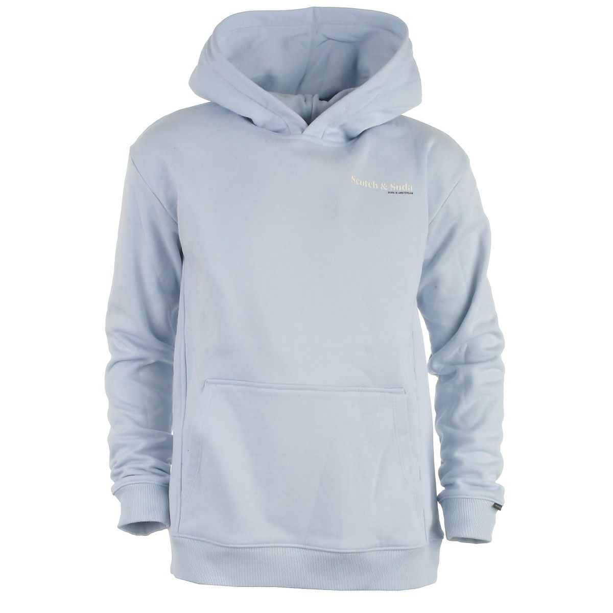 Scotch & Soda hood sweat, blue - 152 - 12år