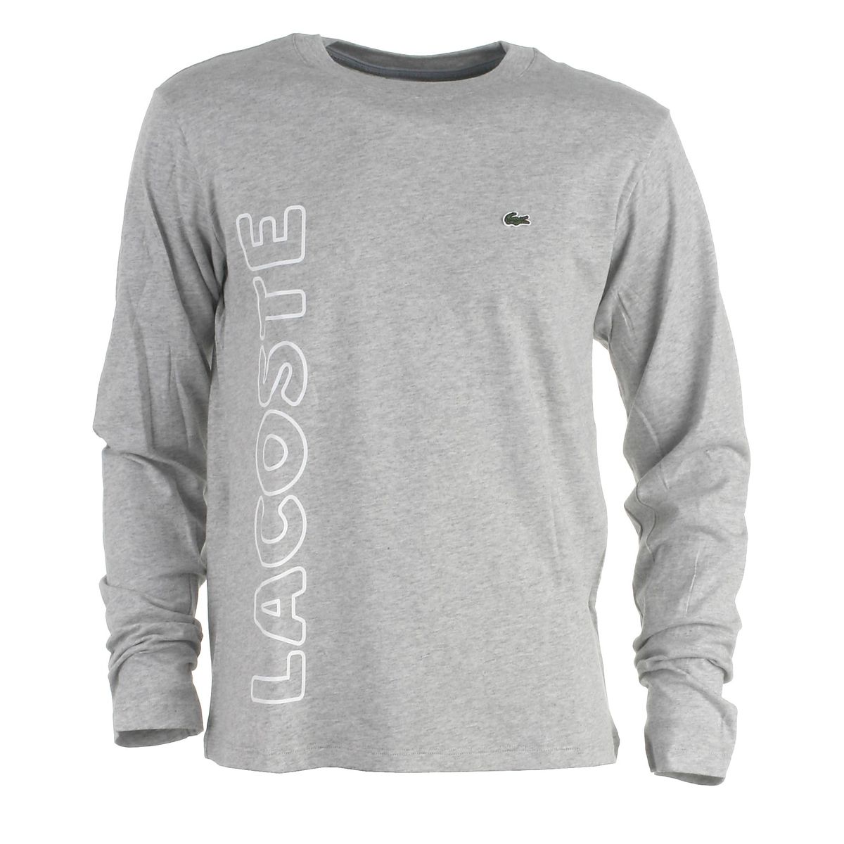 Lacoste t-shirt l/s, grey - 152 - 12år