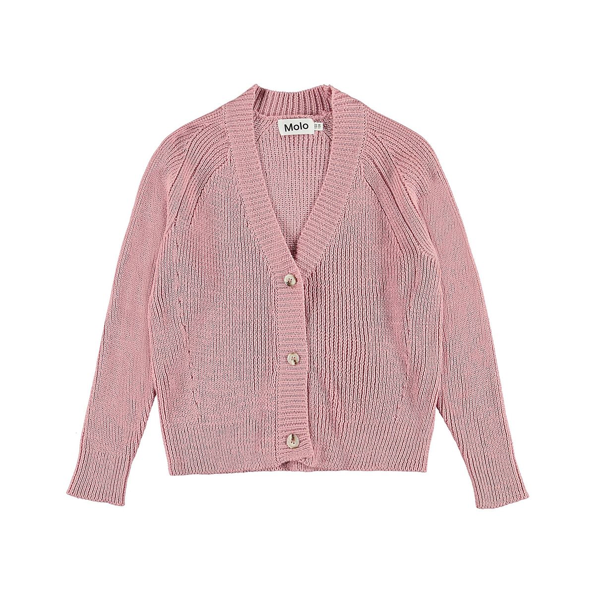 Molo strik cardigan, Gilda, rosewater - 116 - 110/116