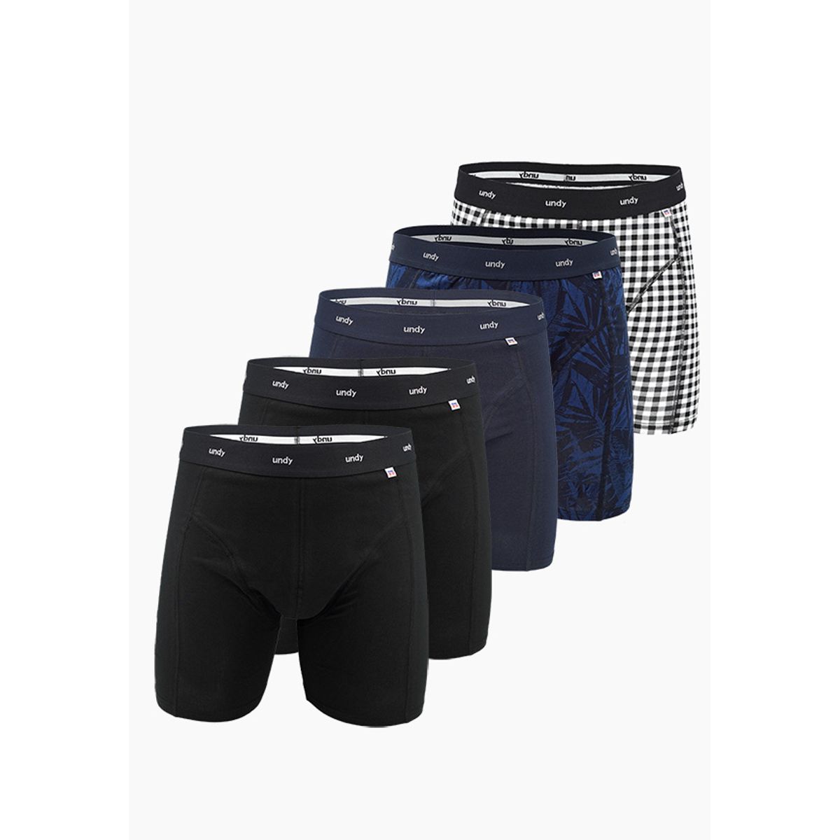 5-pak blandet Tech Boxerbriefs