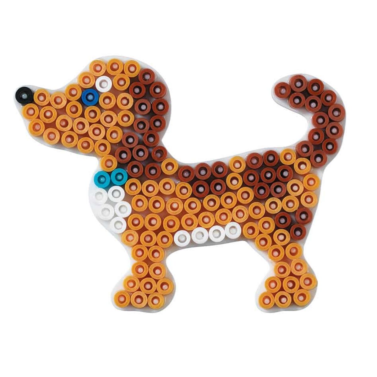 Hama Perleplade Midi - Lille Hund 10x8cm Hvid