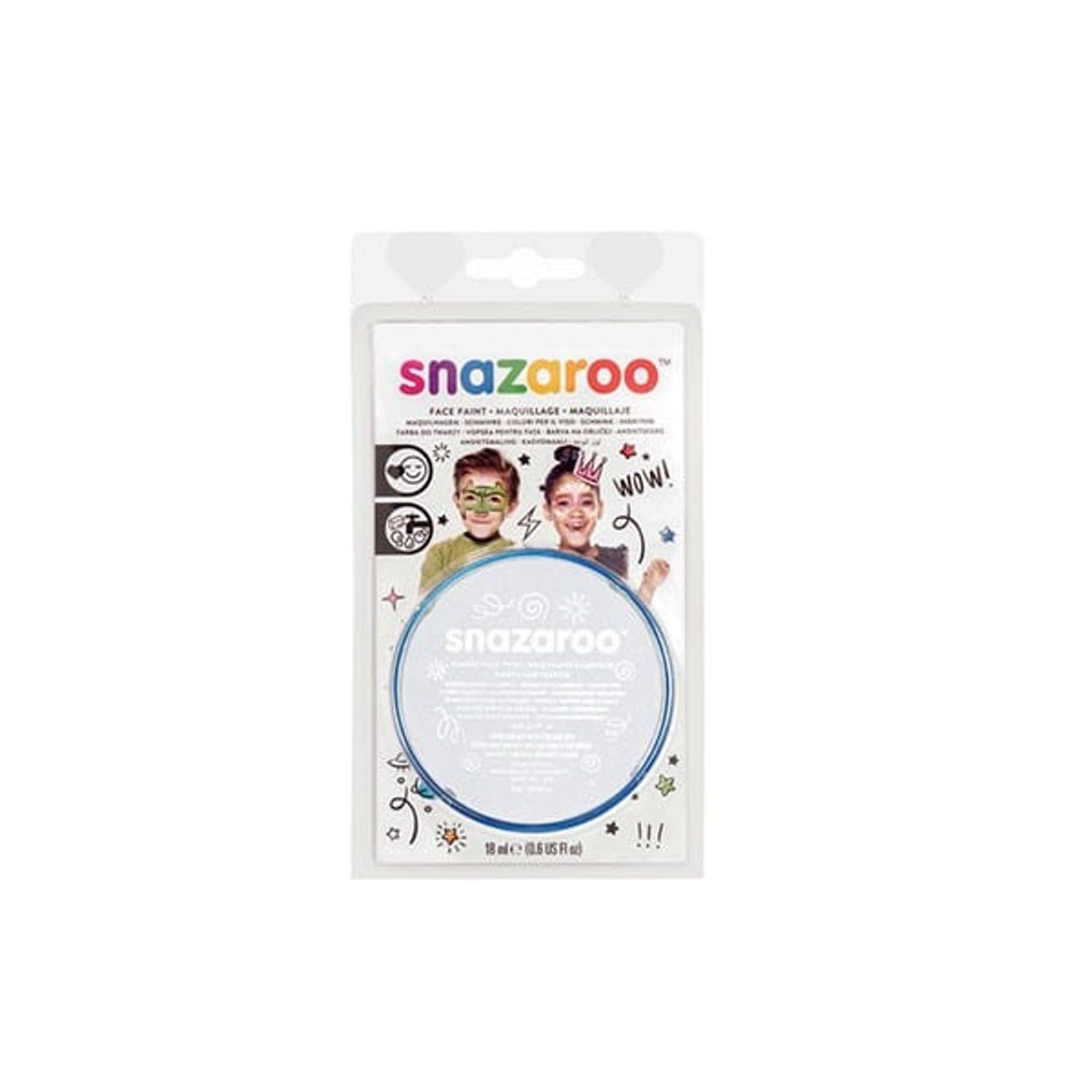 Ansigtsmaling Hvid 18 ml - Snazaroo