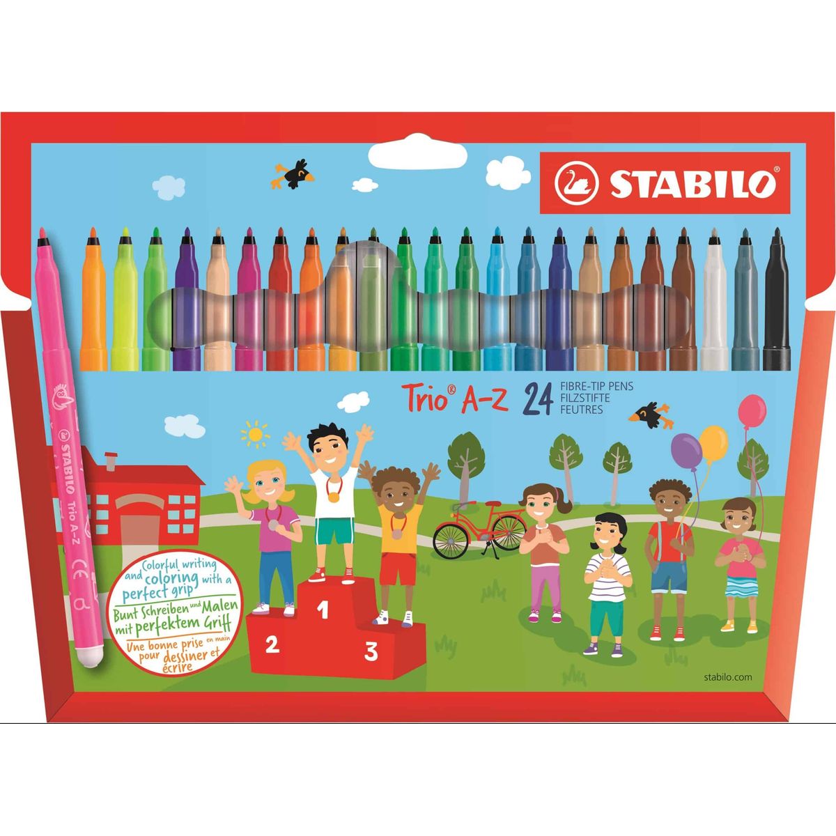 Stabilo trio filtpen Tuscher 24 stk