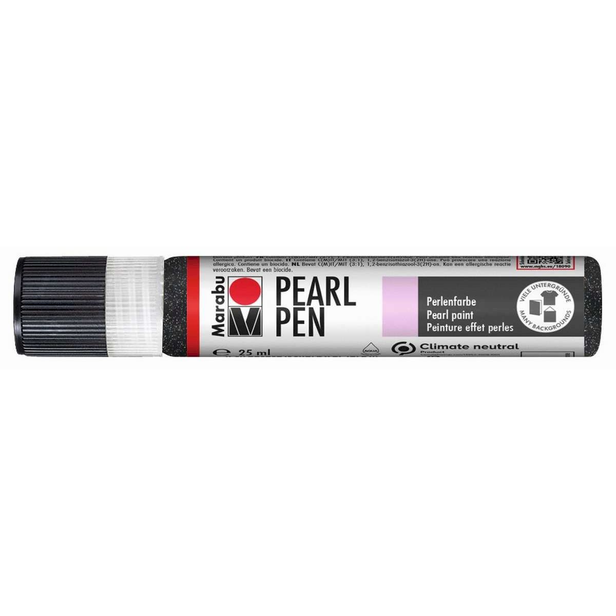 Lysvoks pearl shimmer sort 25ml