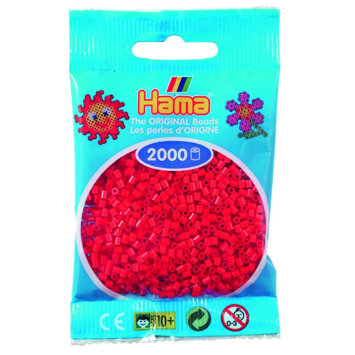 Hama Mini Perler 2.000 stk rød - Mini (501-05)