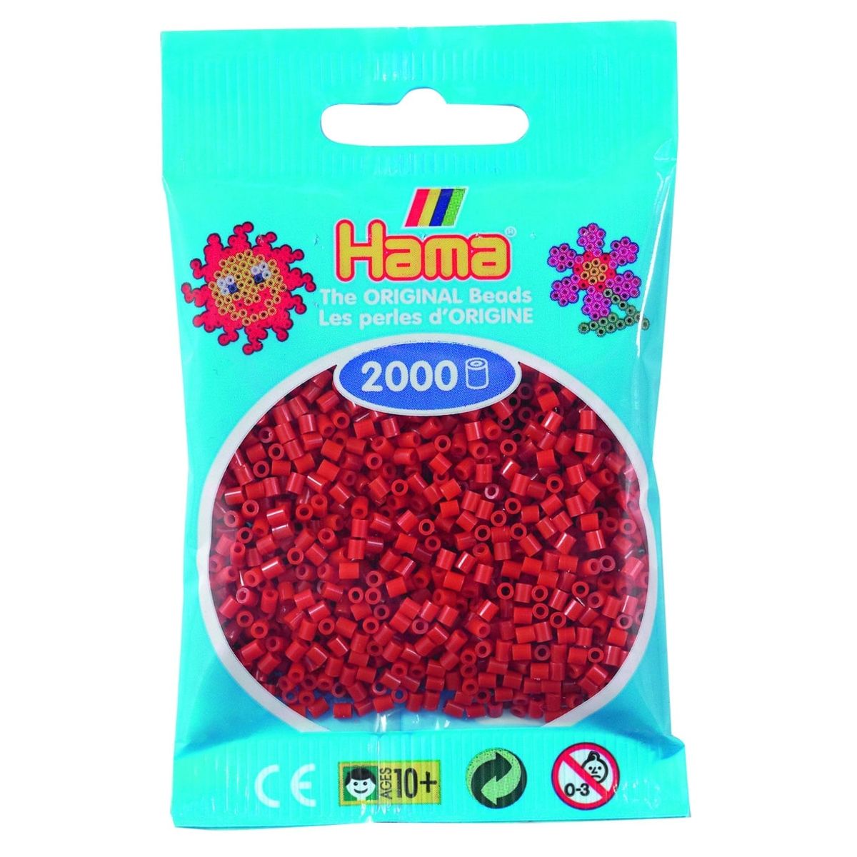 Hama Mini Perler 2.000 stk rødbrun - Mini (501-20)