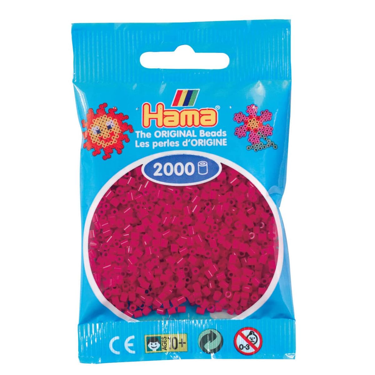 Hama Mini Perler 2.000 stk vinrød - Mini (501-29)