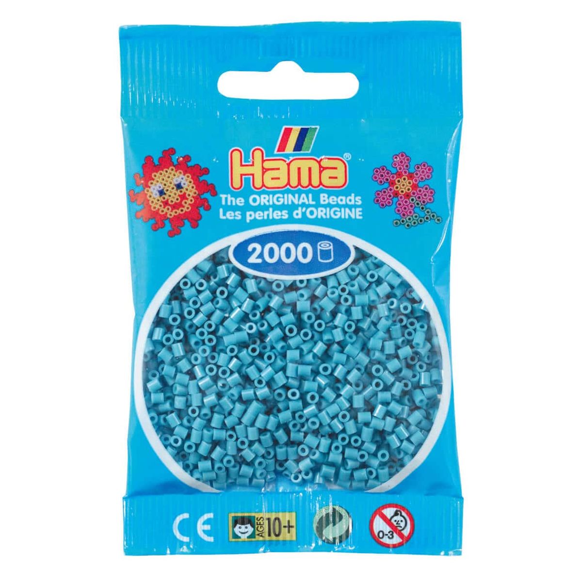 Hama Mini Perler 2.000 stk turkis - Mini (501-31)