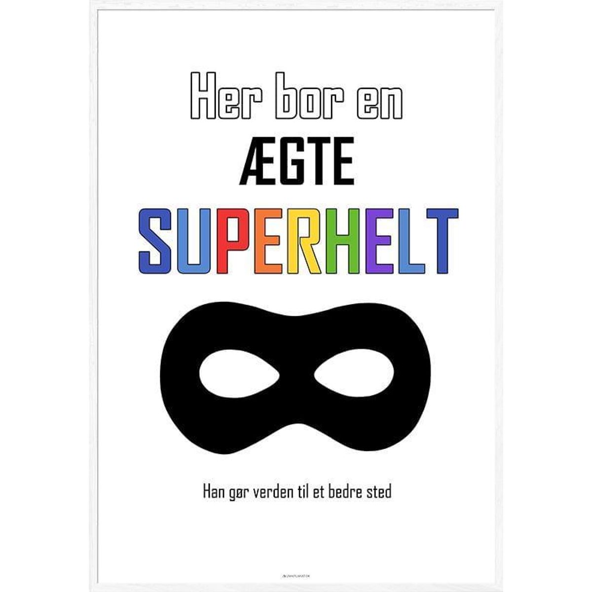 Superhelteplakat - dreng