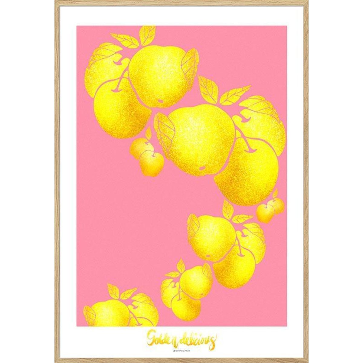 Golden delicious - kunstplakat