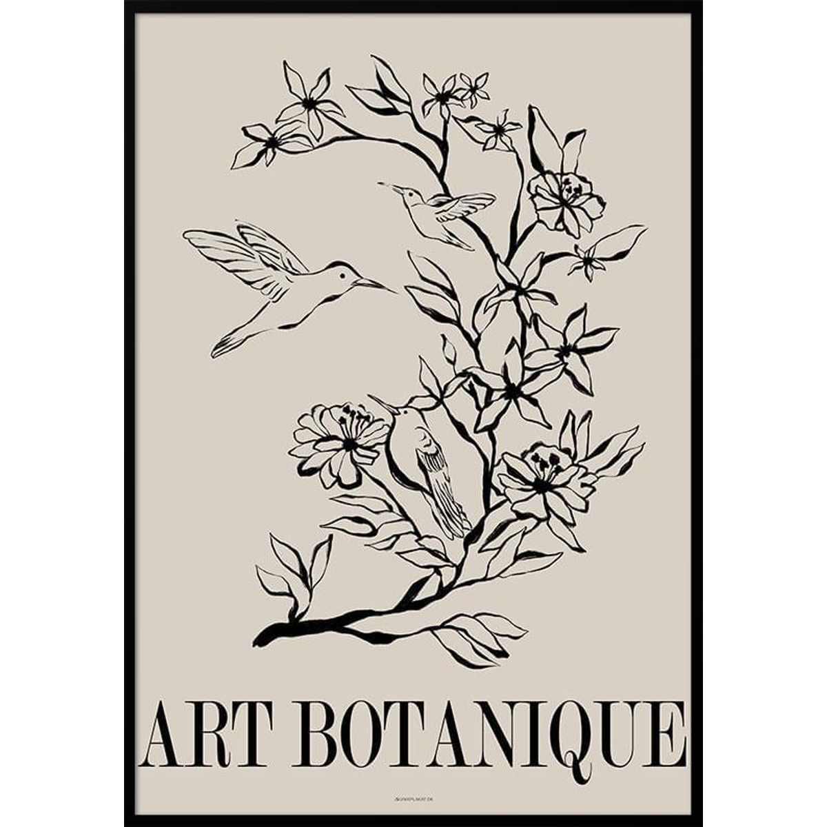 Kunstplakat - Art Botanique