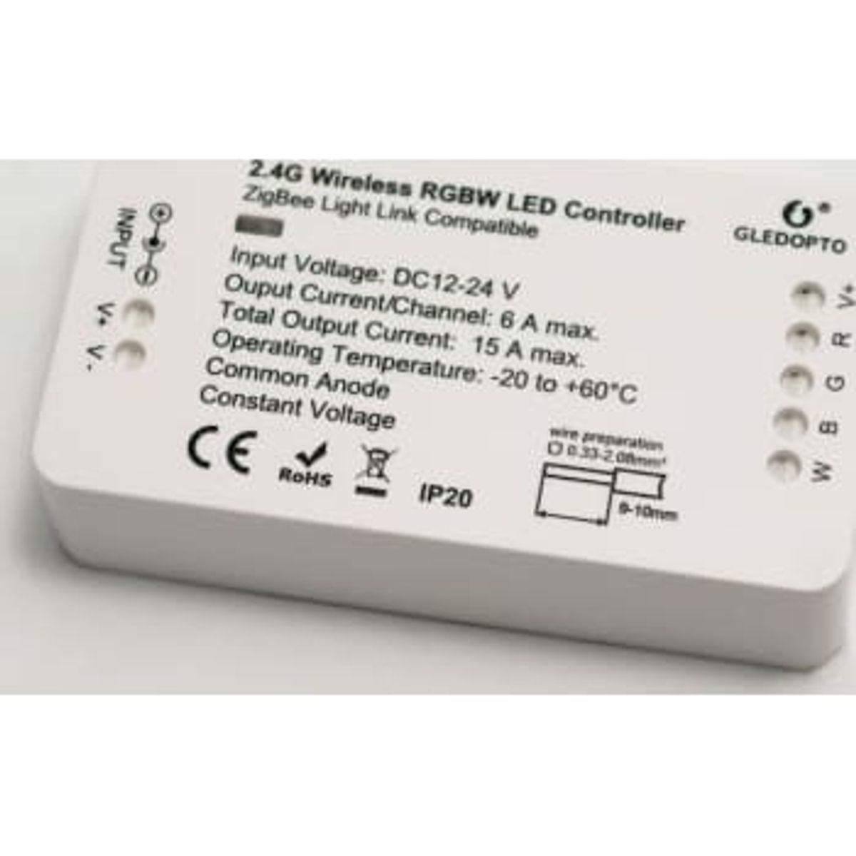 All-Light Zigbee RGBW Controller 12/24V 12A 2,4Ghz