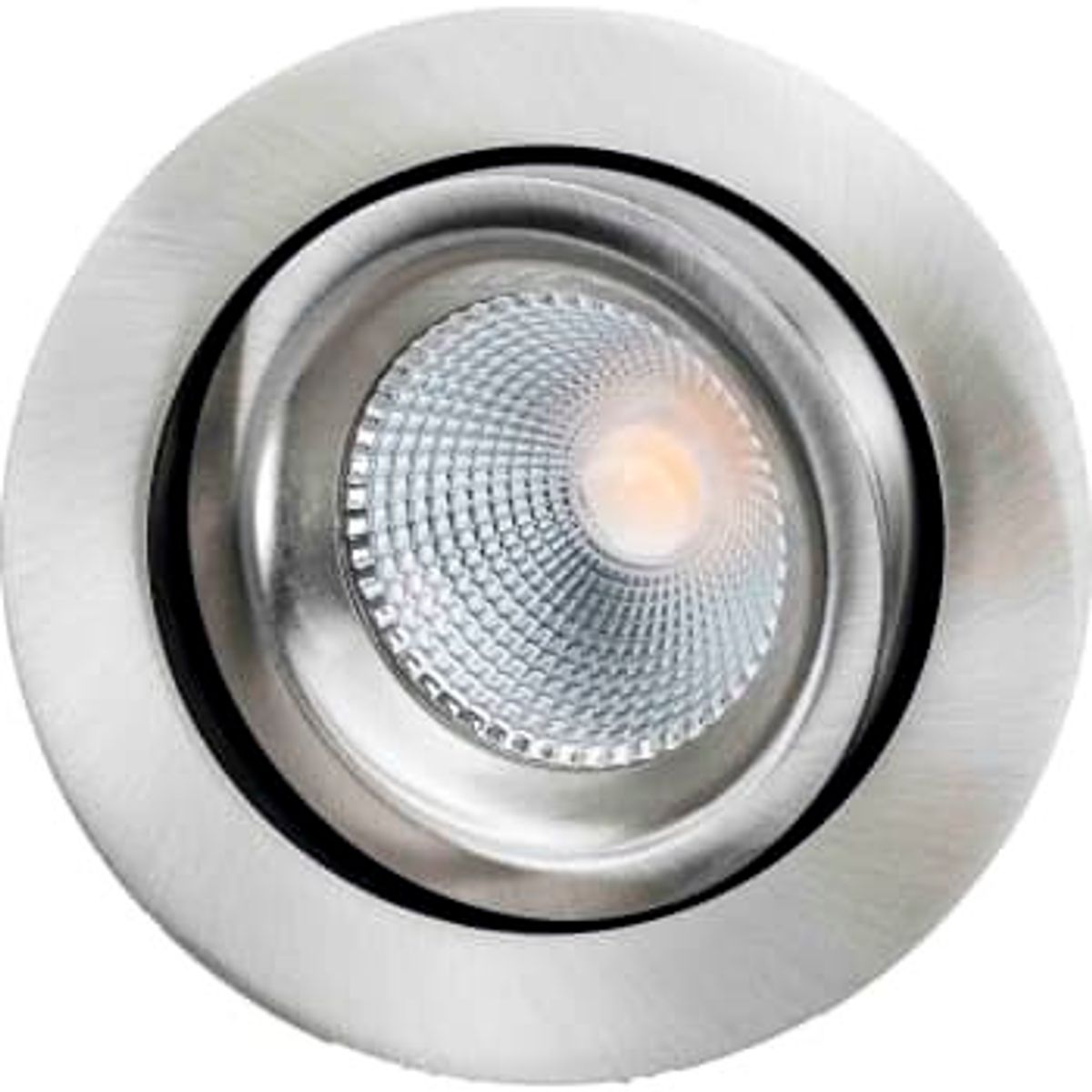 SG Armaturen Downlight Junistar Lux Isosafe 7W 2700K, In/Outdoor, børstet stål