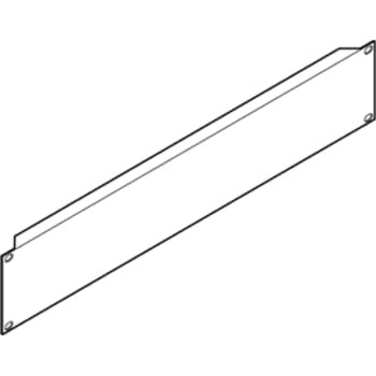 Lauritz Knudsen Blindplade 2he kg