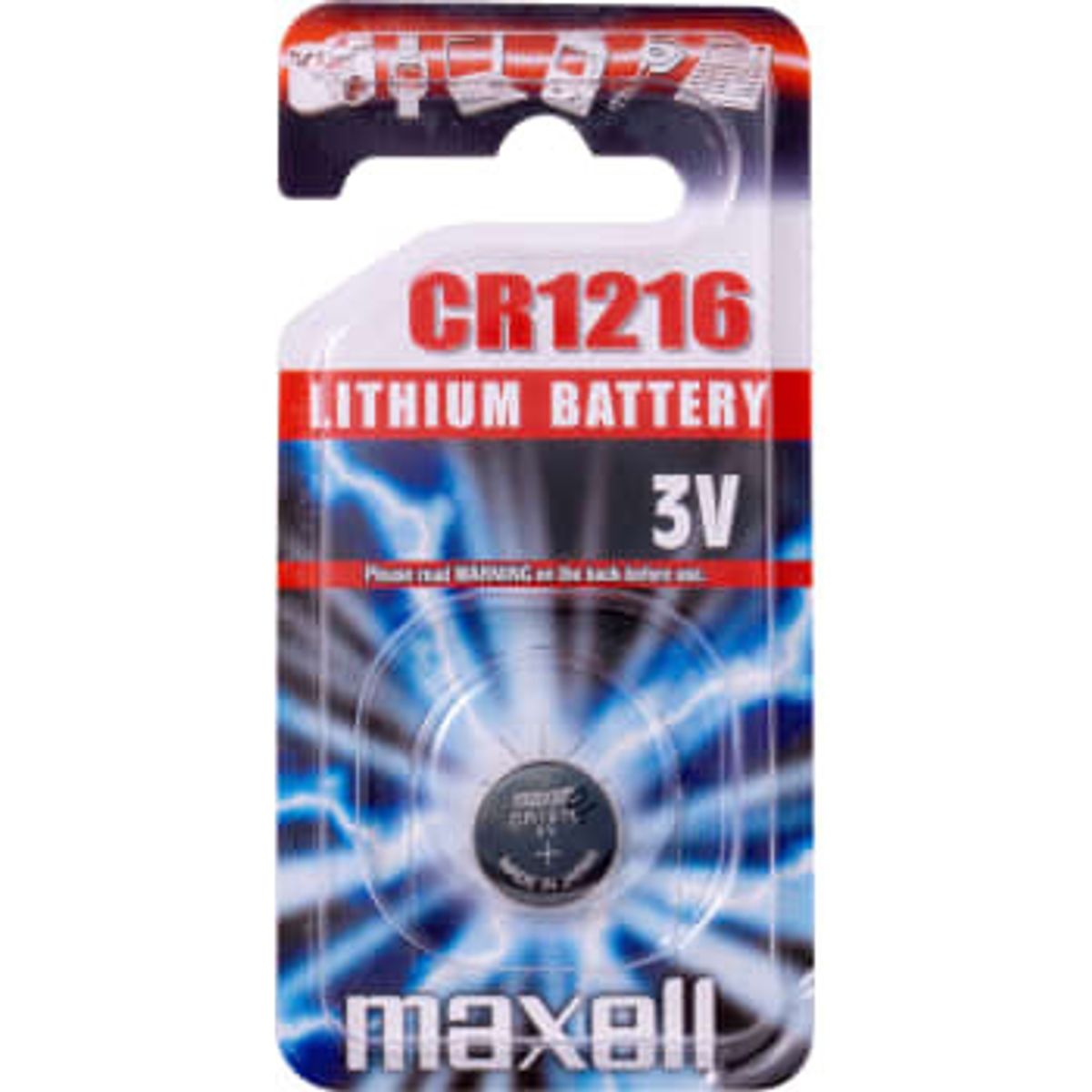 Maxell Batteri lithium cr1216 3v 1stk