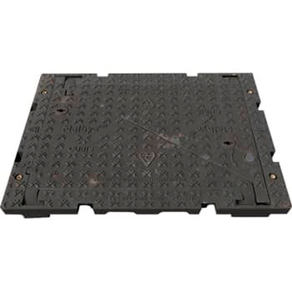 Melbye Skandinavia Melbye FF9060 915 x 610 mm dæksel, 40 t, støbejern, kabelbrønd