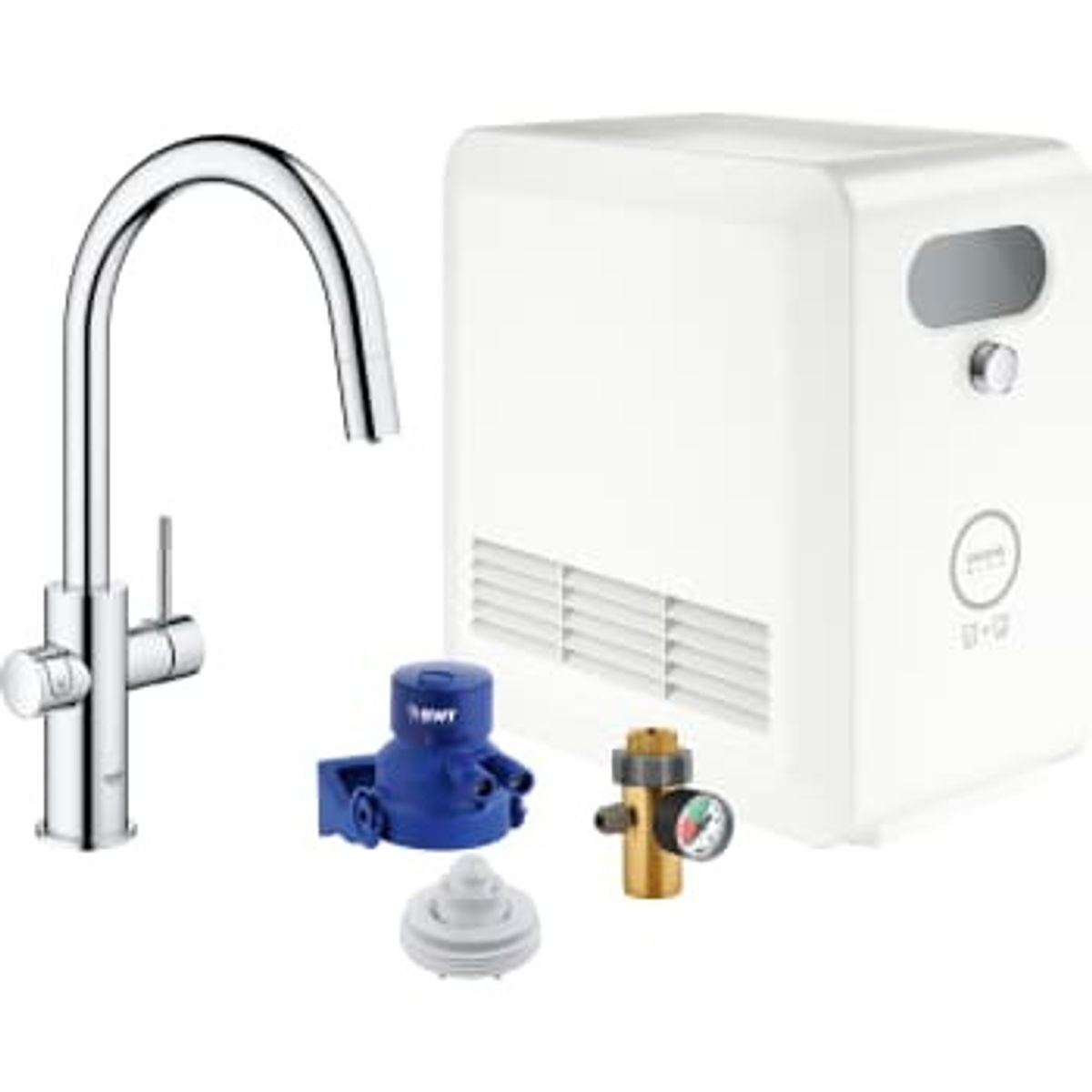 GROHE Blue Professional etgrebsarmatur med udtræk, C-tud