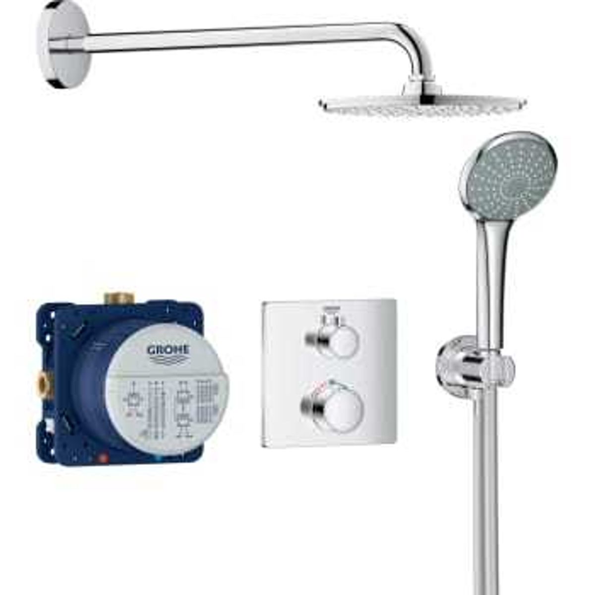 Grohe Grohterm Rainshower Cosmopolitan indbygningsbrus