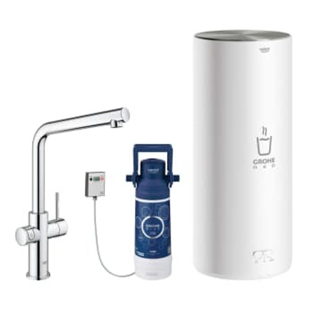 GROHE Red DuoArmatur og L-size kedel