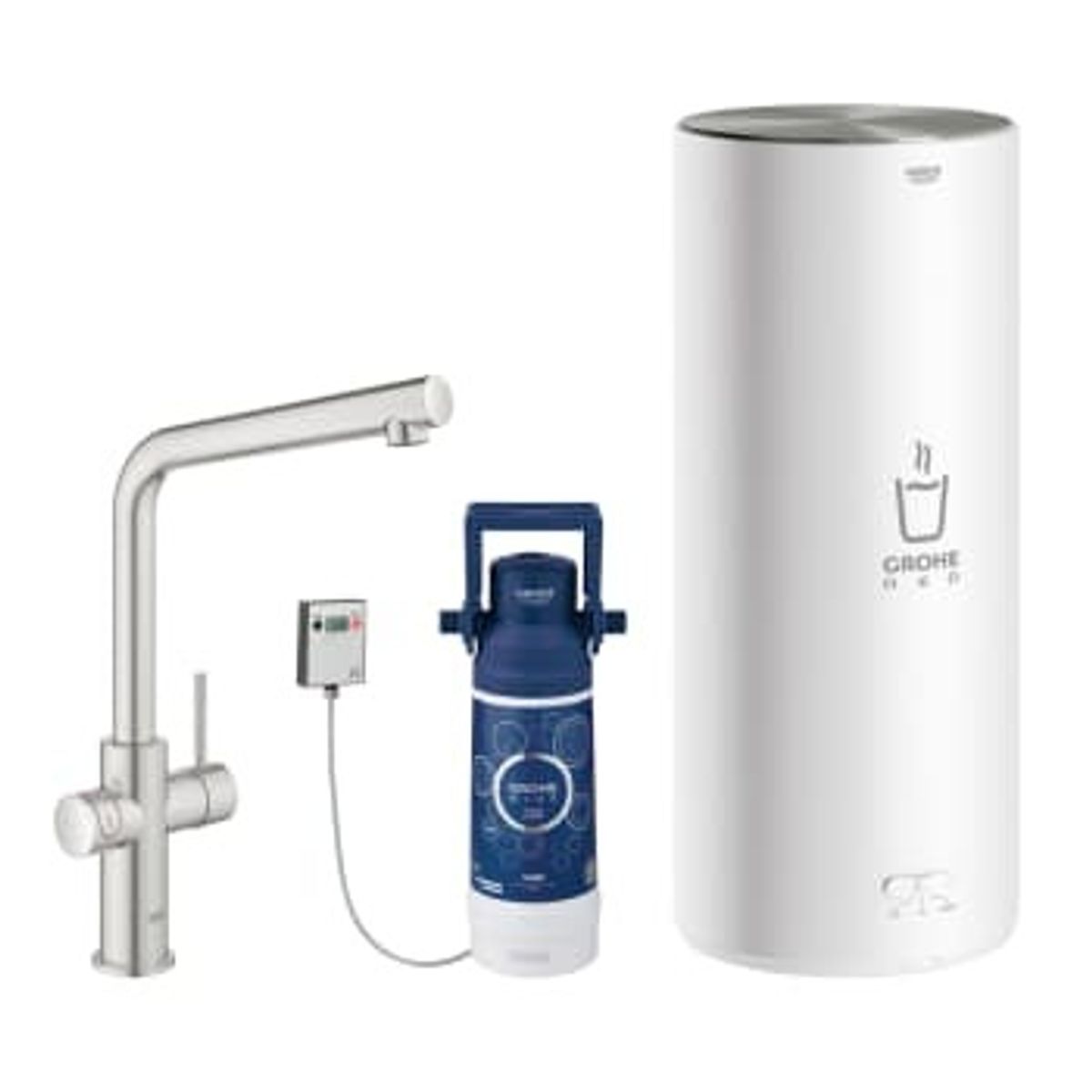 GROHE Red DuoArmatur og L-size kedel