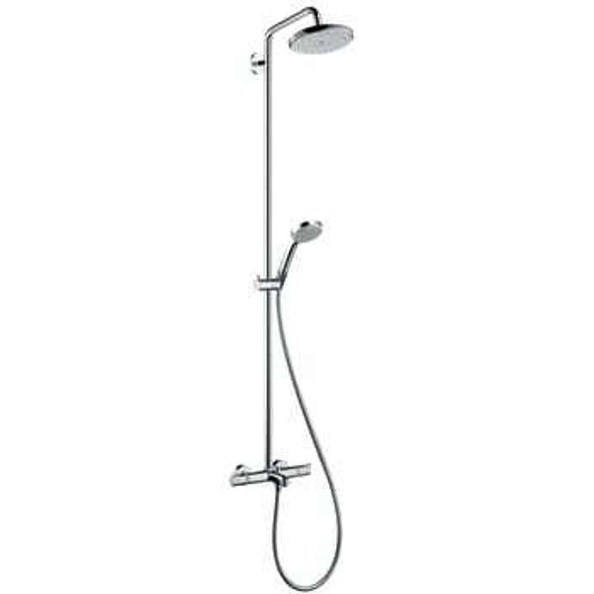 hansgrohe Croma Showerpipe 220 1jet med kartermostat