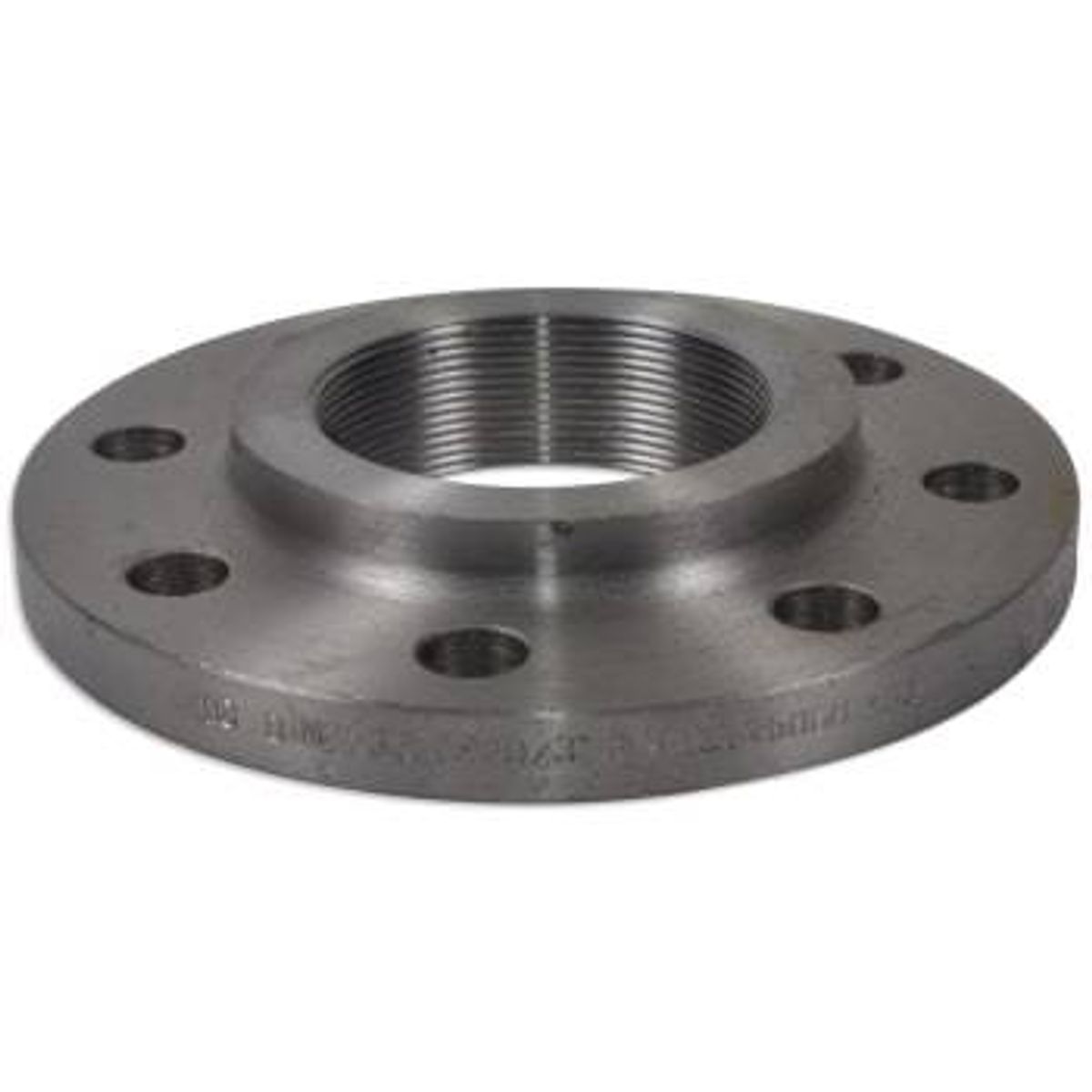 4 Sort flange med gevind DIN2566