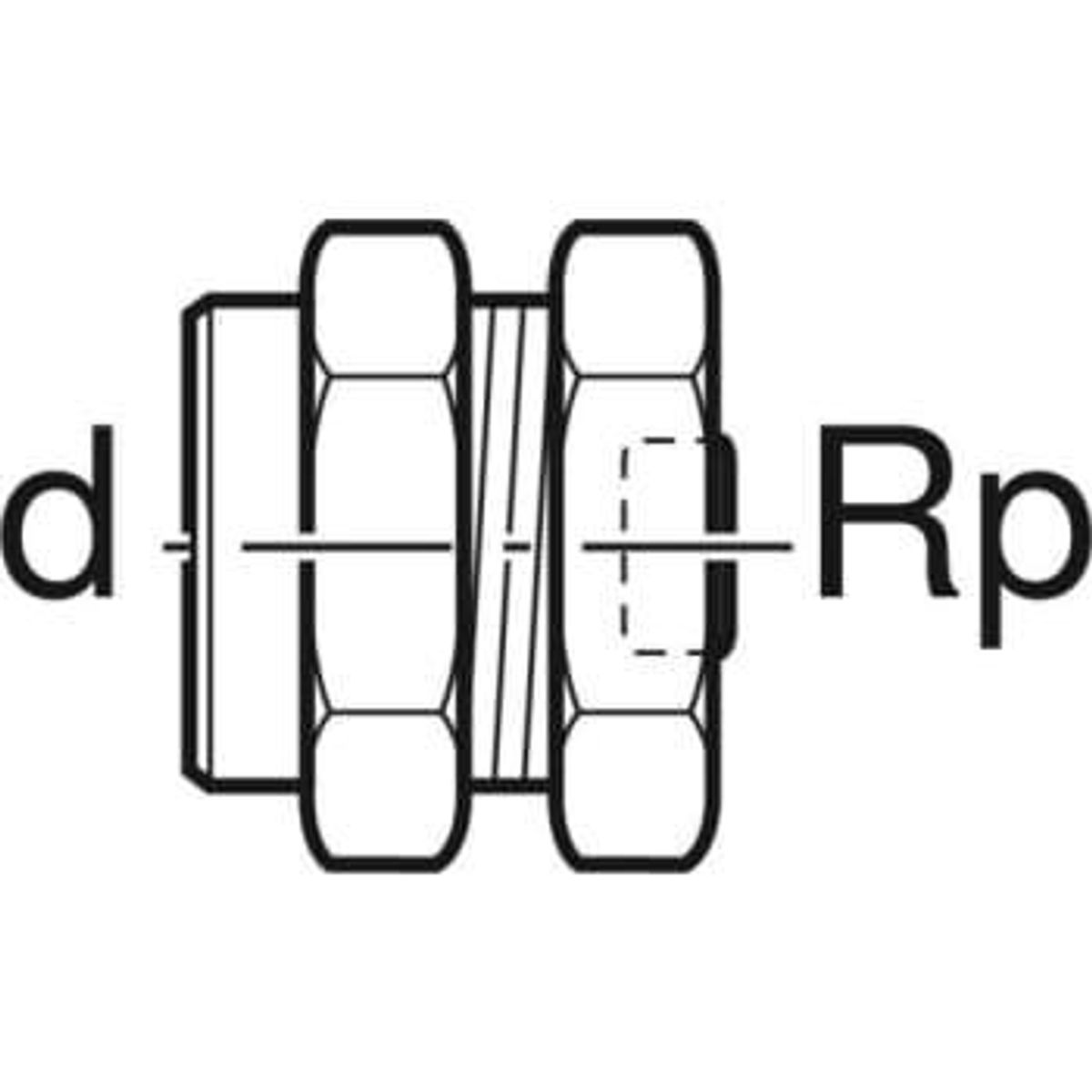 Geb trykpr&oslash;vningsprop 25mm mes