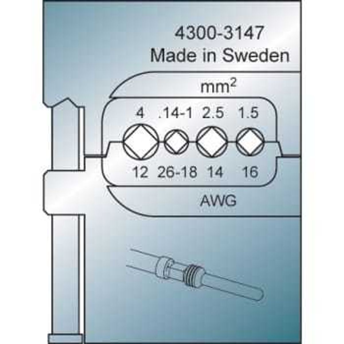 Bakke for global power 1-4 mm2