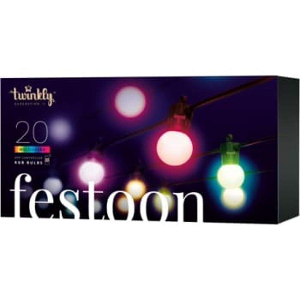 Twinkly festoon partyk&aelig;de rgb