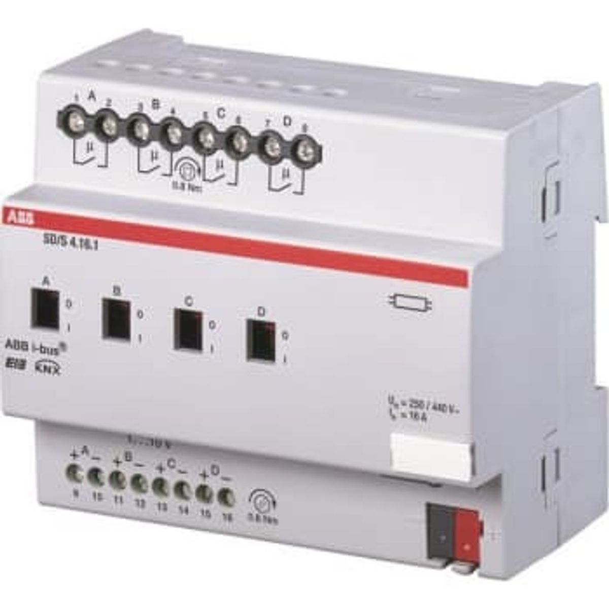 ABB KNX Kontakt-/Dæmpningsmodul 4-Kanal 1-10V 16A mdrc Sd/S 4.16.1