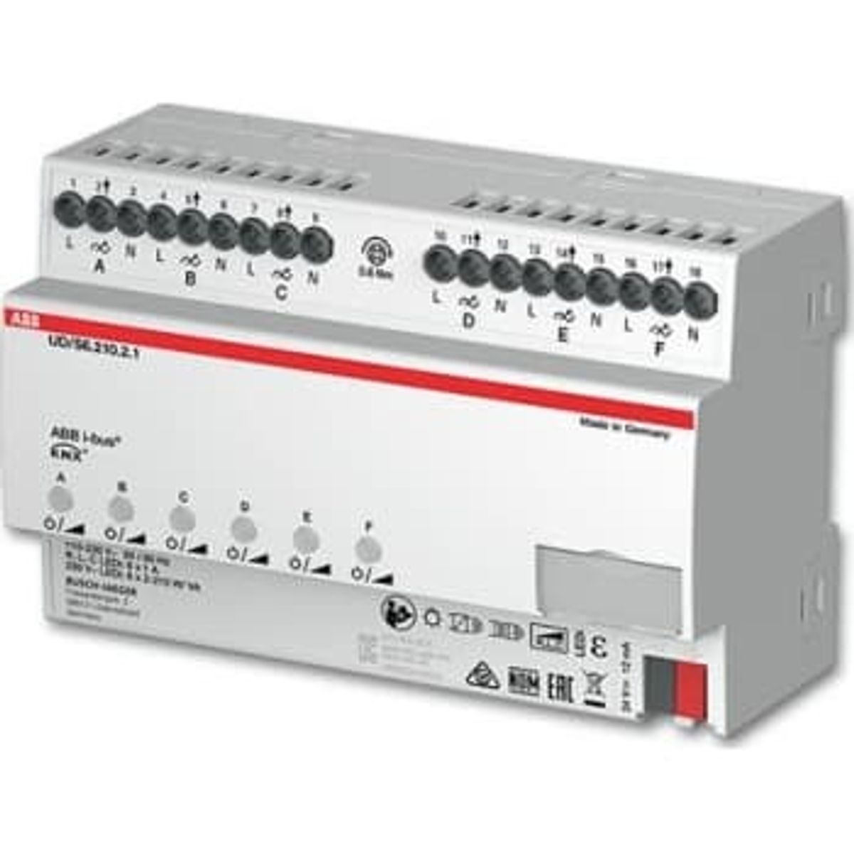 ABB KNX Universal Lysdæmper LED 6x210W/VA, MDRC, UD/S6.210.2.1