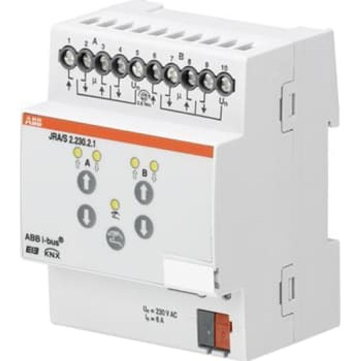 ABB KNX Persienneaktuator 2-Kanal 230V AC mdrc JRA/S 2.230.2.1