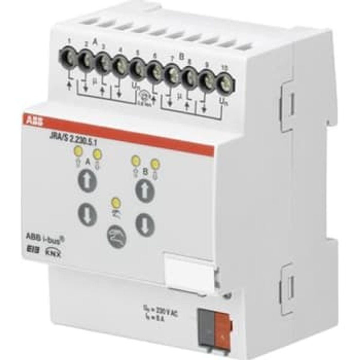 ABB KNX Persienneaktuator 2-Kanal 230V AC mdrc JRA/S 2.230.5.1