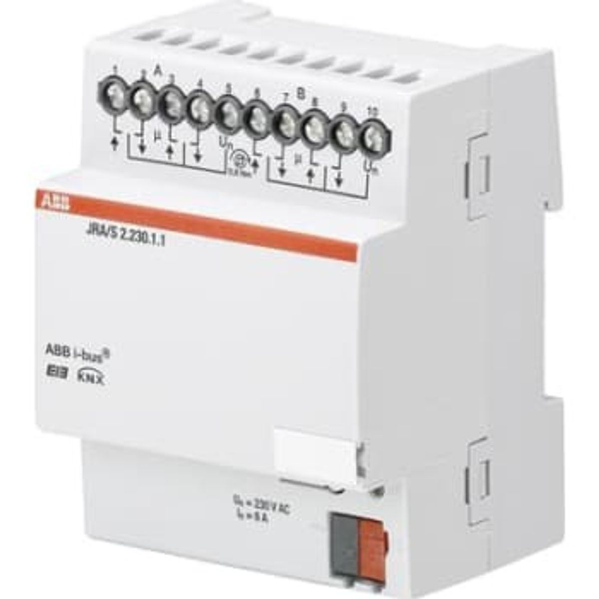 ABB KNX Persienneaktuator 2-Kanal 230V AC mdrc JRA/S 2.230.1.1