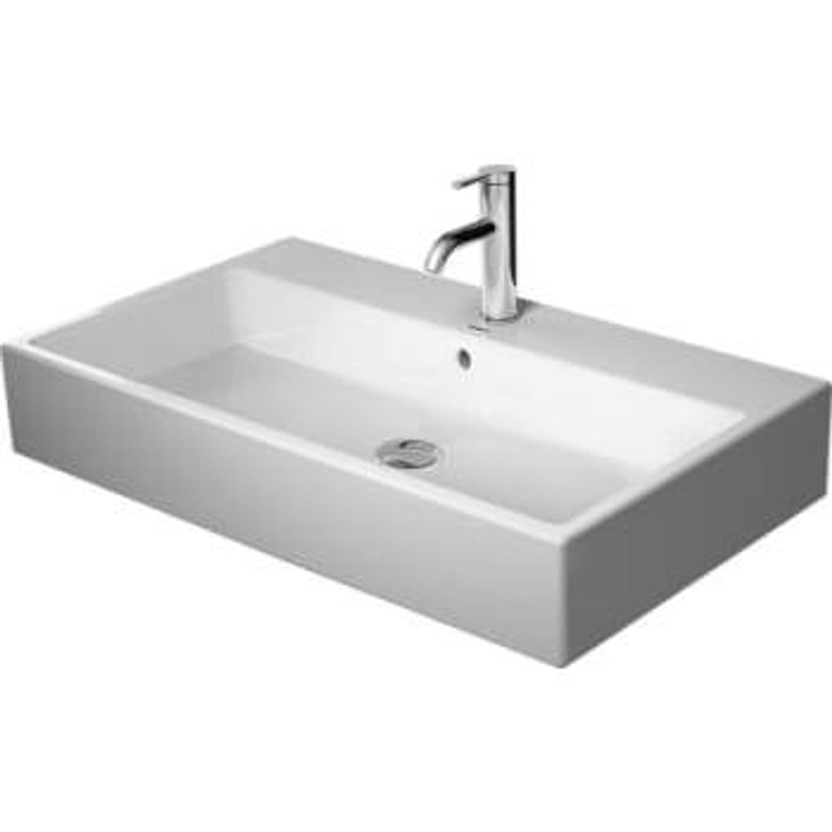 Duravit vero air vask 80x47cm med hanehul og overløb