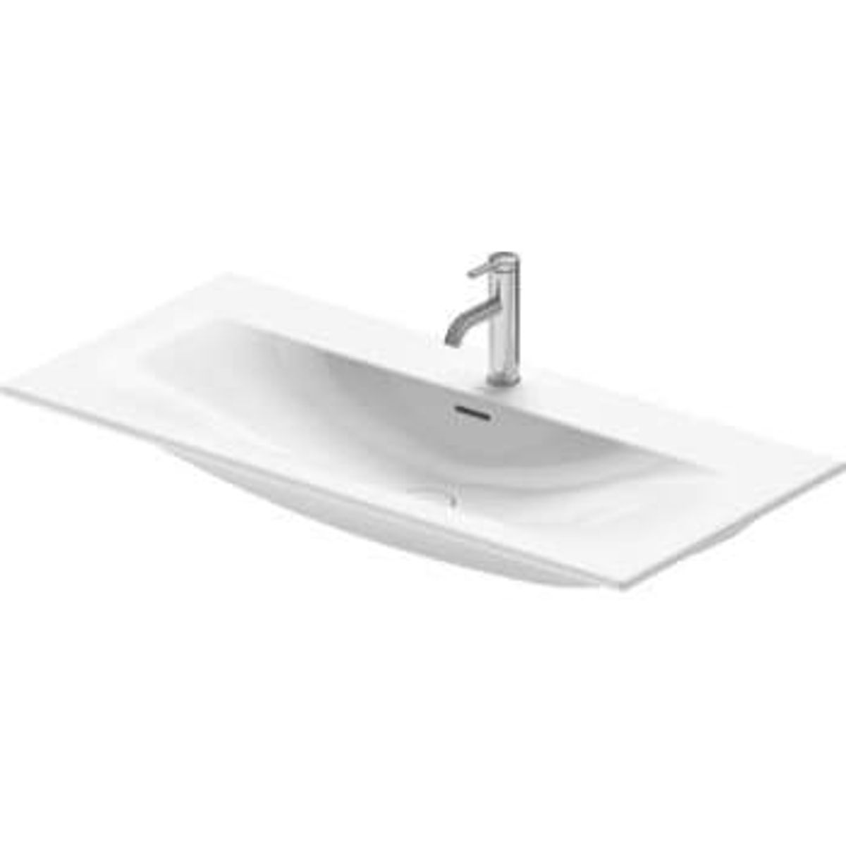 Duravit Viu vask 103x49cm med hanehul og WonderGliss