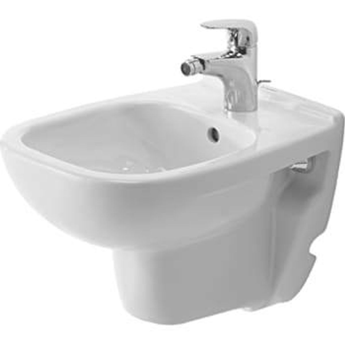 Duravit D-code vægbidet 48 cm compact med hanehul