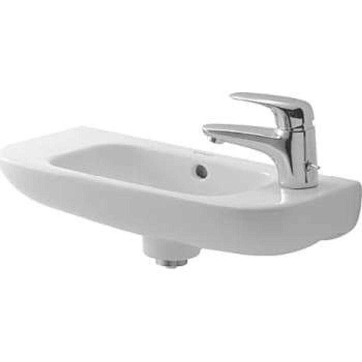 Duravit D-code vask 50cm uden hanehul