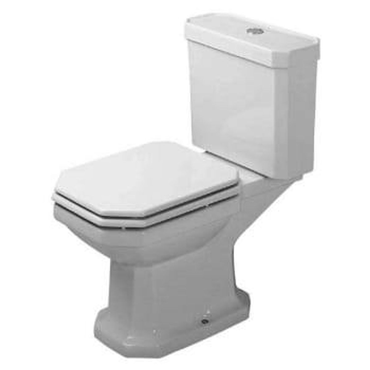 Duravit 1930 serien toilet med s-lås, wondergliss