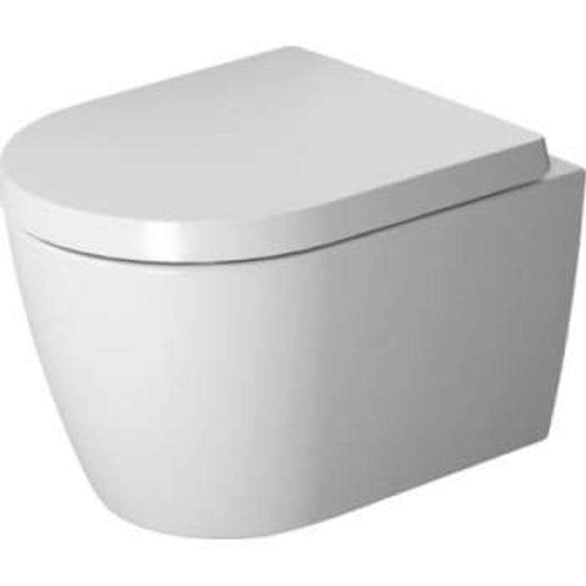 Duravit Me by Starck compact rimless vægtoilet hvid mat