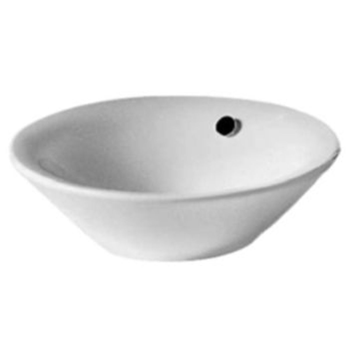 Duravit Starck 1 bowle 33 cm uden hanehul med overløb og wondergliss