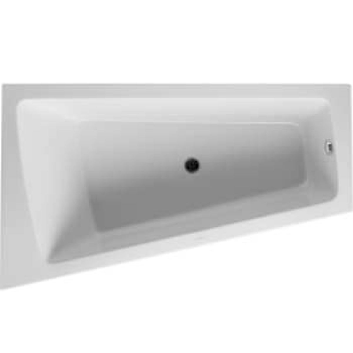 Duravit Bathtub Paiova 1700 x 1000 mm hvid corner left, with integrated