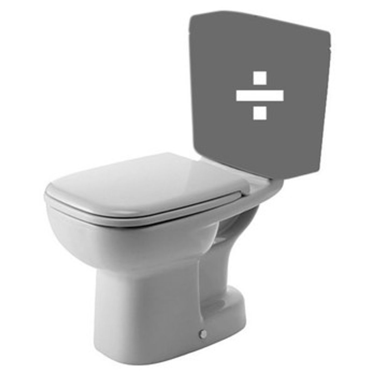 Duravit d-code toilet med s-lås