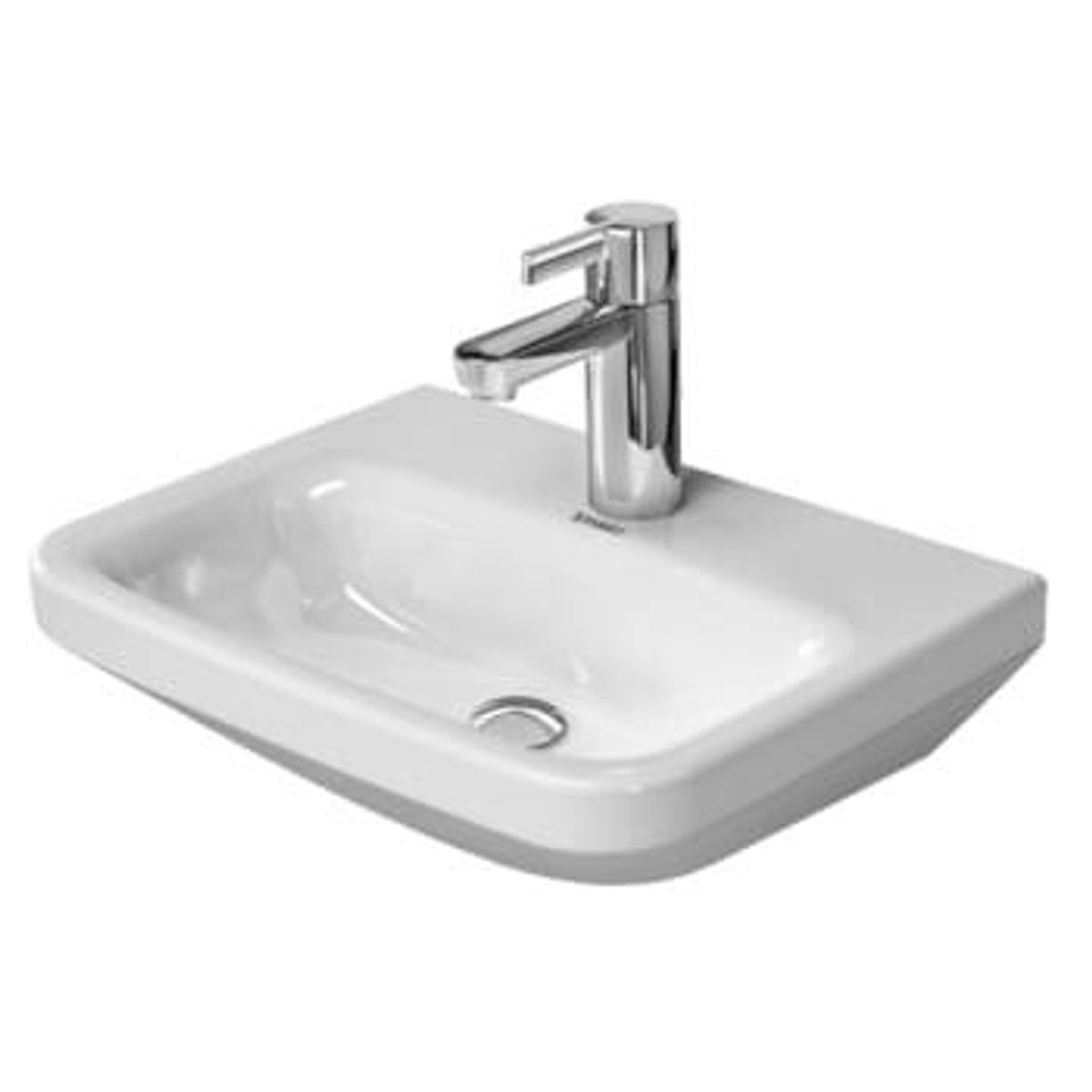 Duravit Durastyle vask 45 x 33,5 cm til væg med hanehul uden overløb